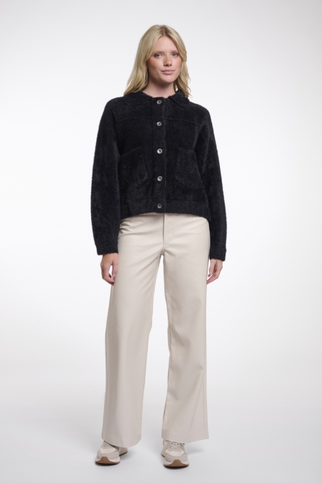 Rino & Pelle zwarte dames jas | Model