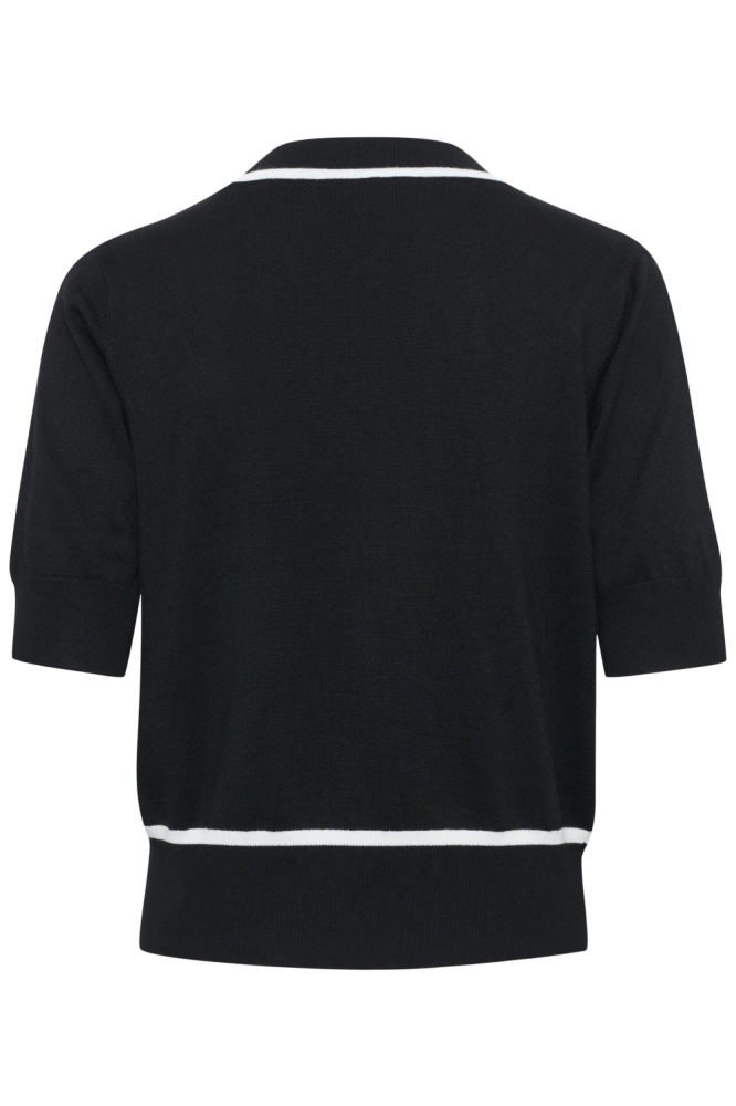 Kaffe zwarte dames vest | Achteraanzicht