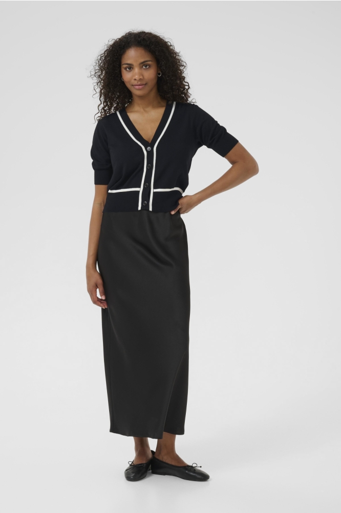 Kaffe zwarte dames vest | Model