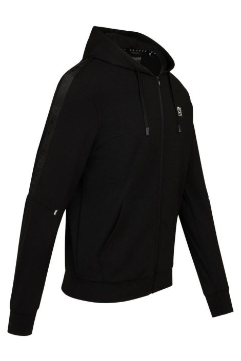 Cruyff zwarte heren vest | Zijaanzicht