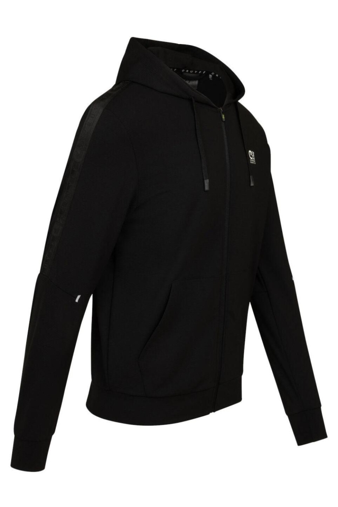 Cruyff zwarte heren vest | Zijaanzicht