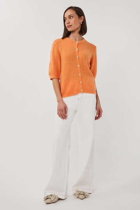 EsQualo oranje dames vest | Model