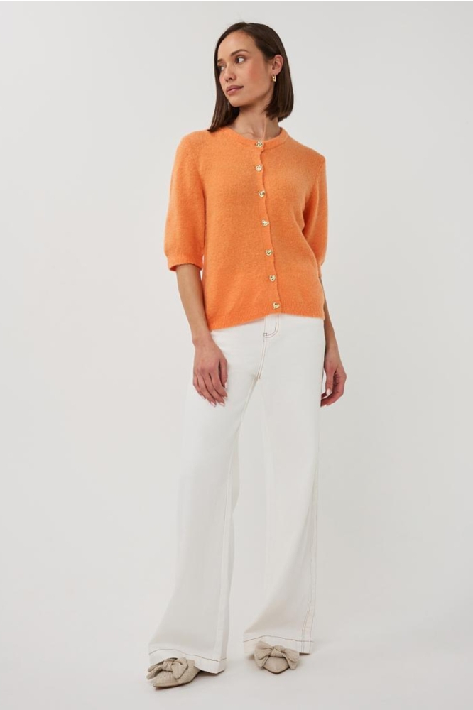 EsQualo oranje dames vest | Model