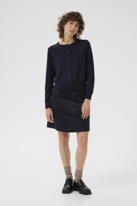 Part Two blauwe dames vest | Model