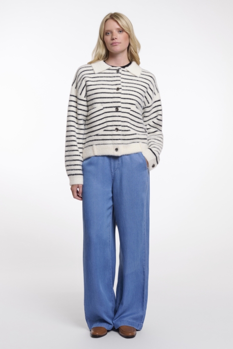 Rino & Pelle beige dames vest | Model