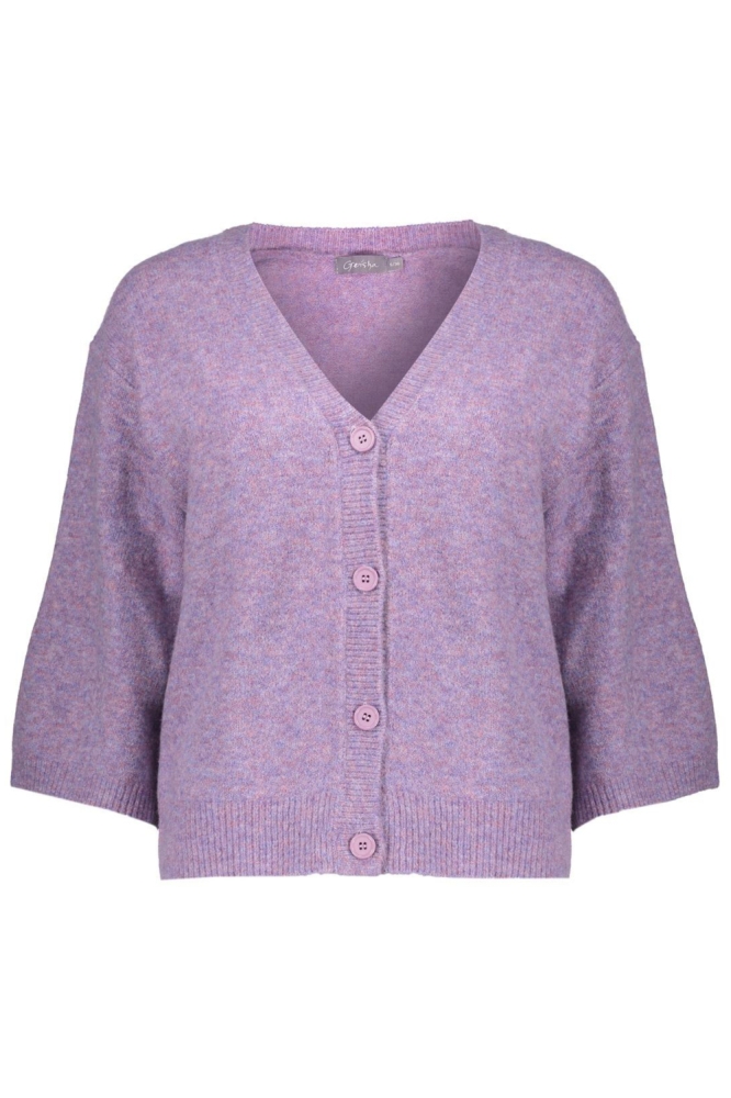 Geisha paarse dames vest | Vooraanzicht