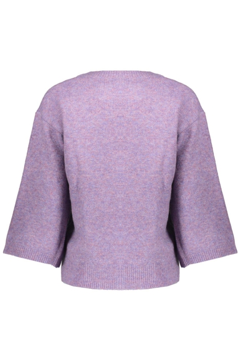 Geisha paarse dames vest | Achteraanzicht