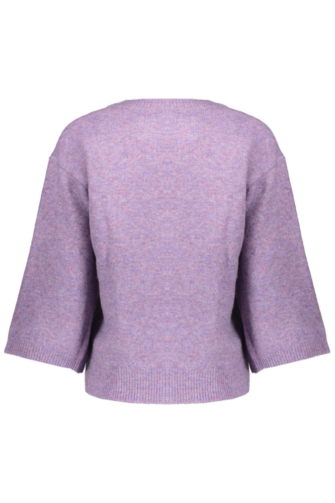 Geisha paarse dames vest | Achteraanzicht