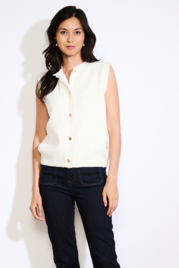 LolaLiza Vest N GINADENT 04101322 1013 Vanilla White