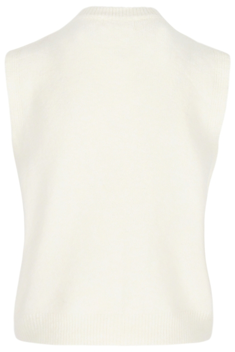LolaLiza witte dames gilet | Achteraanzicht