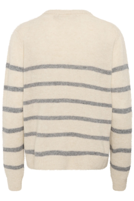 Culture beige dames vest | Achteraanzicht