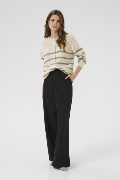 Culture beige dames vest | Model