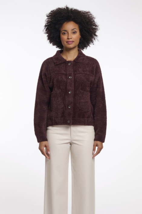 Rino & Pelle bordeaux dames vest | Model