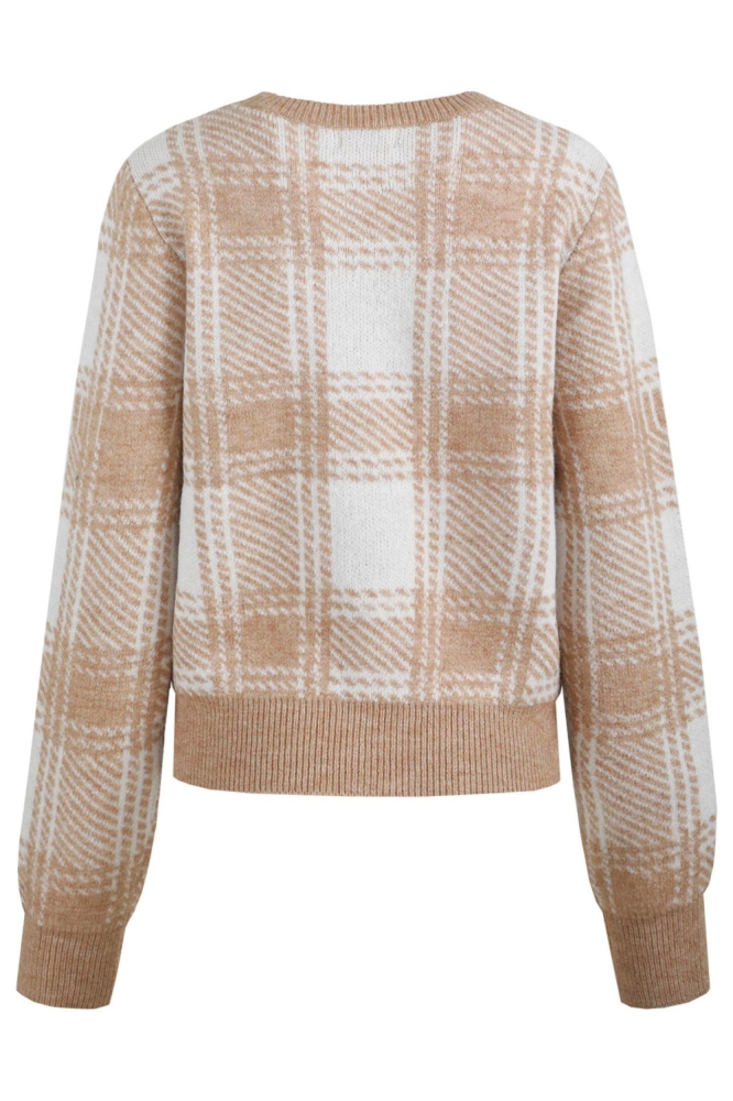 C&S The Label beige dames vest | Achteraanzicht