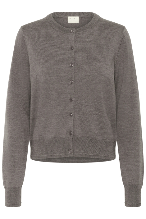 Part Two bruine dames vest | Vooraanzicht