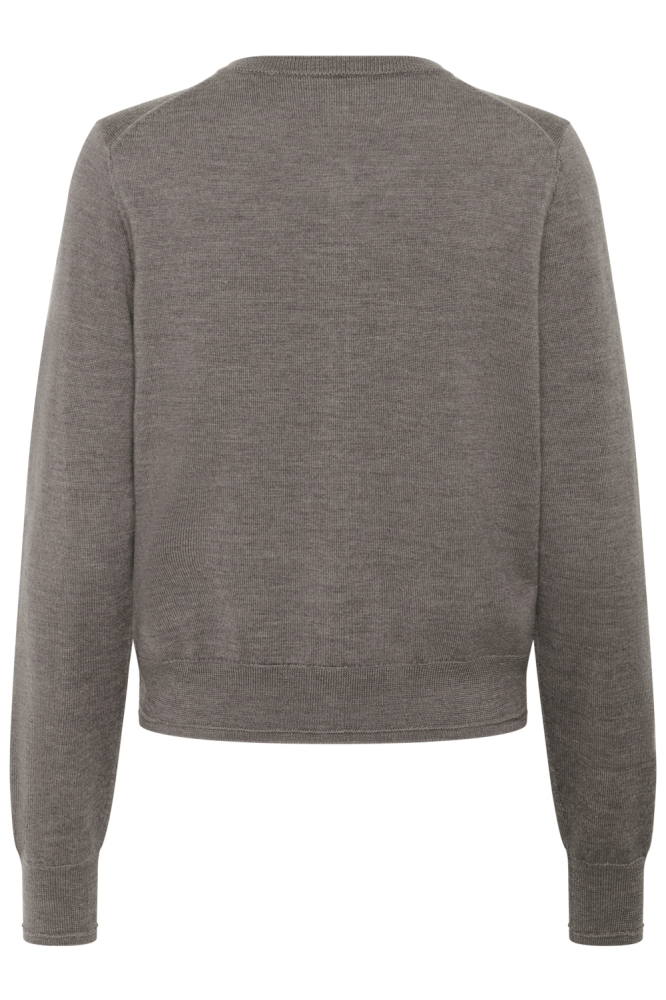 Part Two bruine dames vest | Achteraanzicht