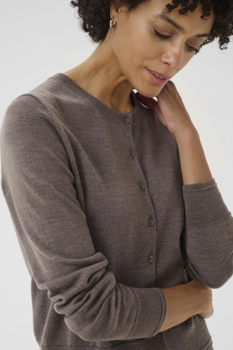 Part Two bruine dames vest | Close up