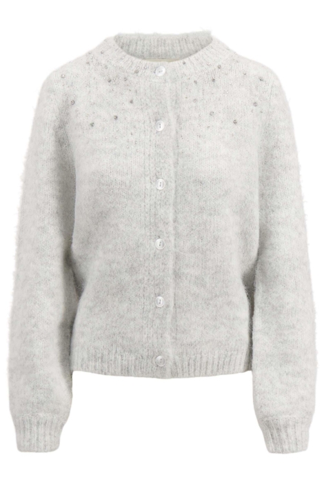 Zusss grijze dames vest | Vooraanzicht