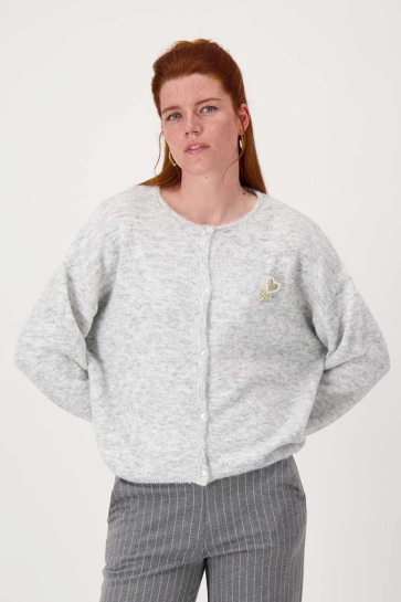 Zusss BASIC VESTJE 0306 085 0009 MIDDENGRIJS