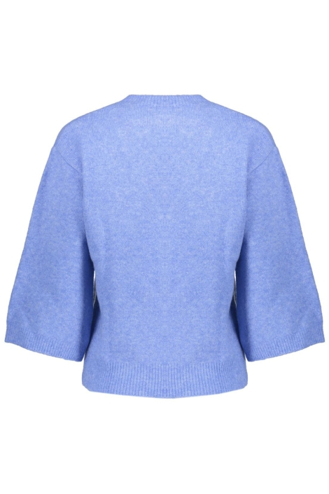 Geisha blauwe dames vest | Achteraanzicht