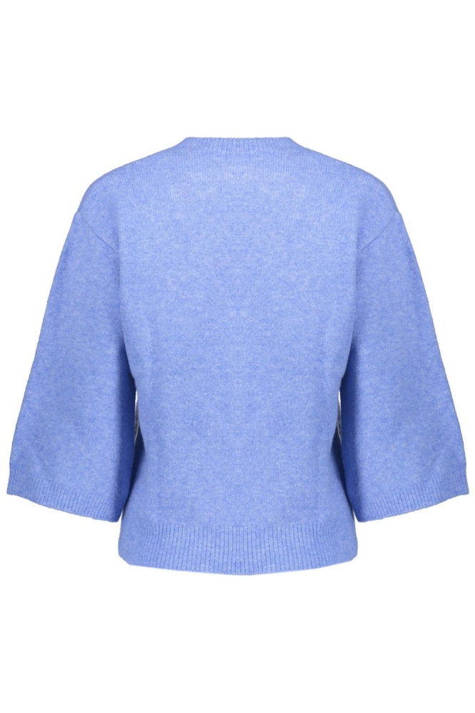 Geisha blauwe dames vest | Achteraanzicht