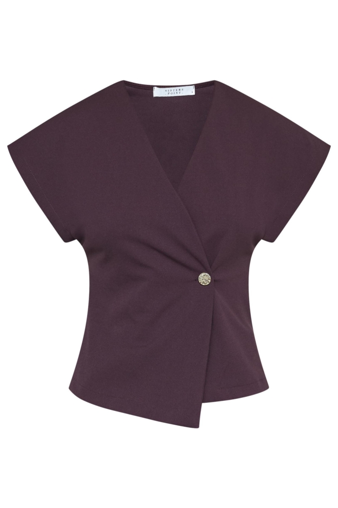 SisterS point bordeaux dames t-shirt | Vooraanzicht