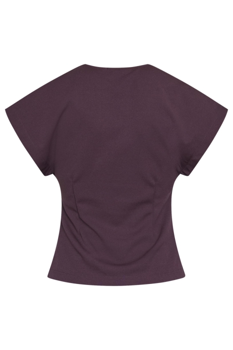 SisterS point bordeaux dames t-shirt | Achteraanzicht