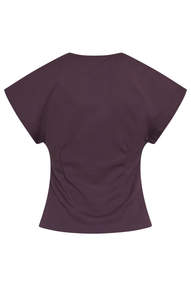 SisterS point bordeaux dames t-shirt | Achteraanzicht