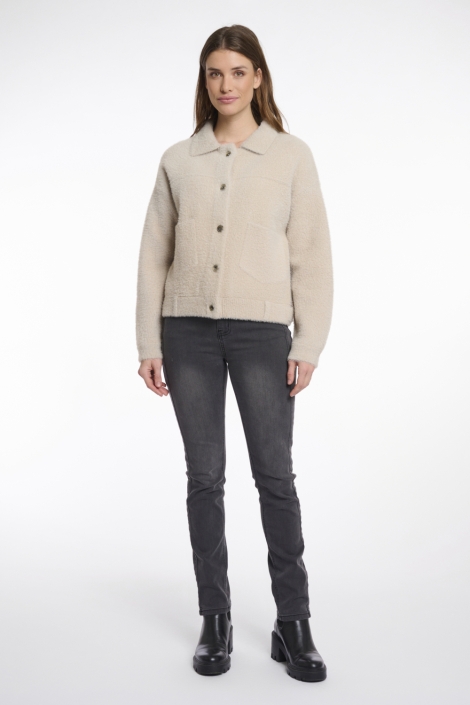 Rino & Pelle beige dames vest | Model