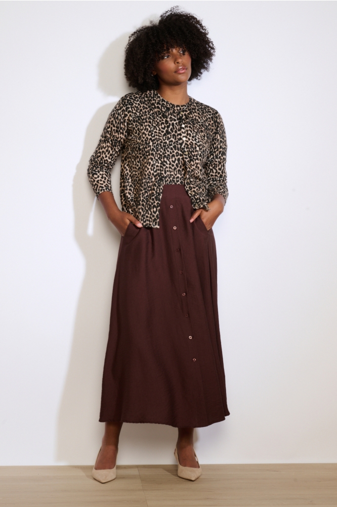 LolaLiza beige dames vest | Model