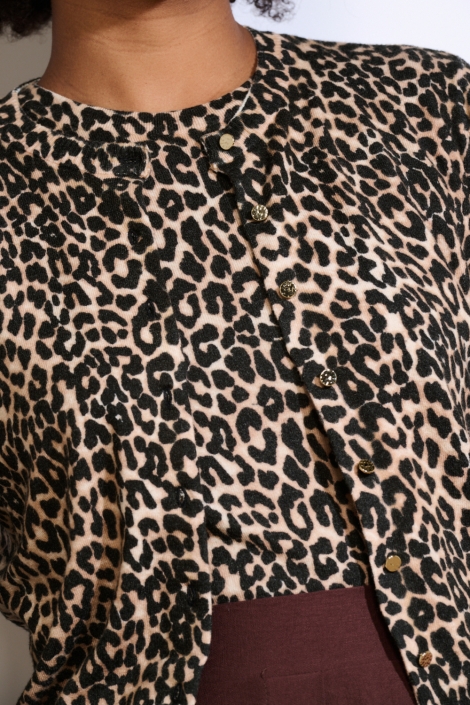 LolaLiza beige dames vest | Kleurstaal