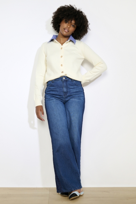 LolaLiza beige dames vest | Model