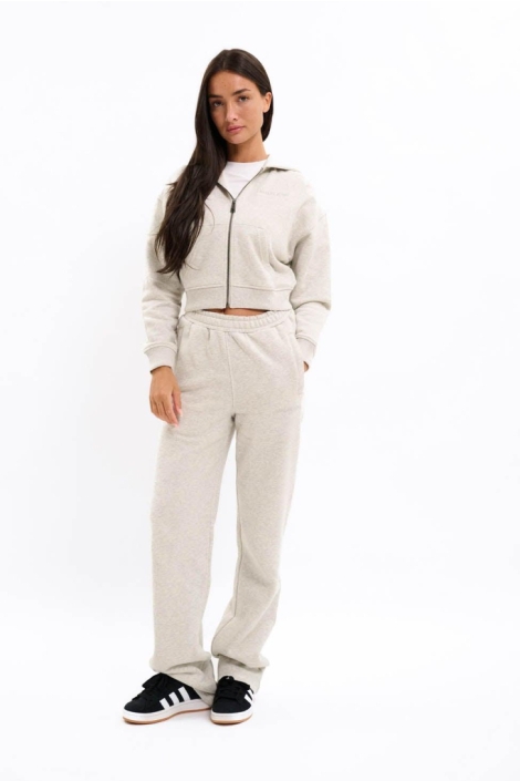 Malelions grijze dames vest | Model