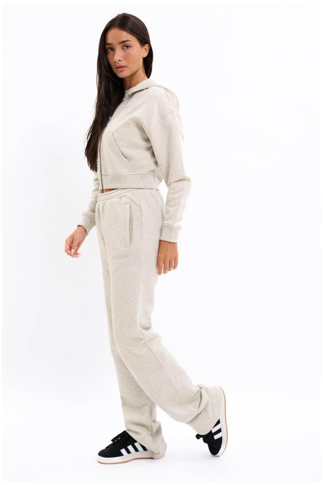 Malelions grijze dames vest | Model