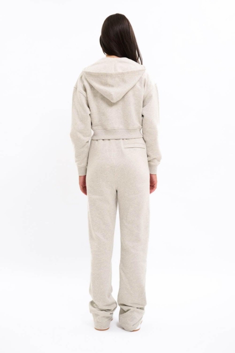 Malelions grijze dames vest | Model