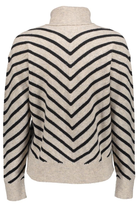 Geisha beige dames vest | Achteraanzicht