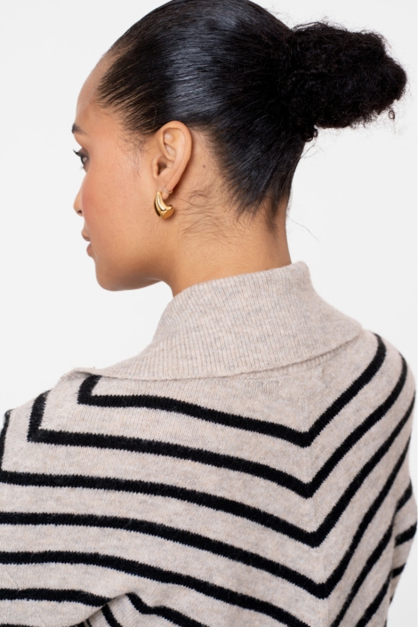 Geisha beige dames vest | Kleurstaal