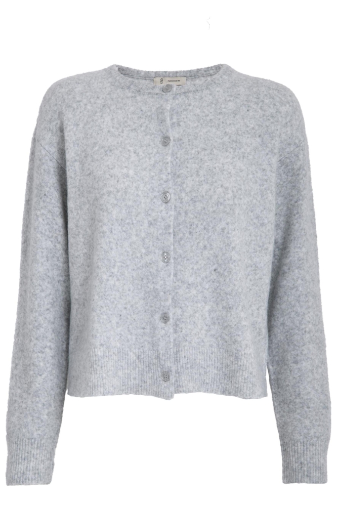 Peppercorn grijze dames vest | Vooraanzicht