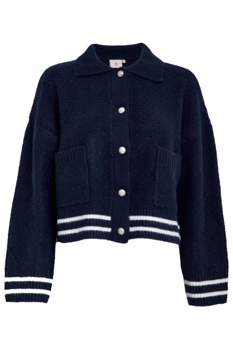 Peppercorn blauwe dames vest | Vooraanzicht