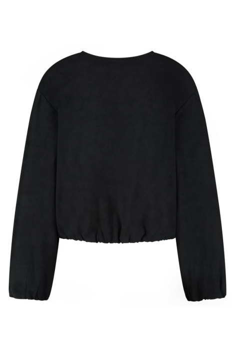 Lady Day zwarte dames jas | Achteraanzicht