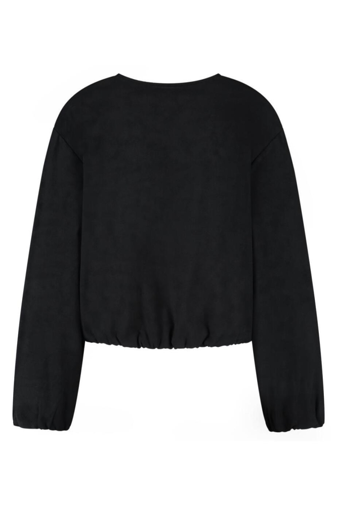 Lady Day zwarte dames jas | Achteraanzicht