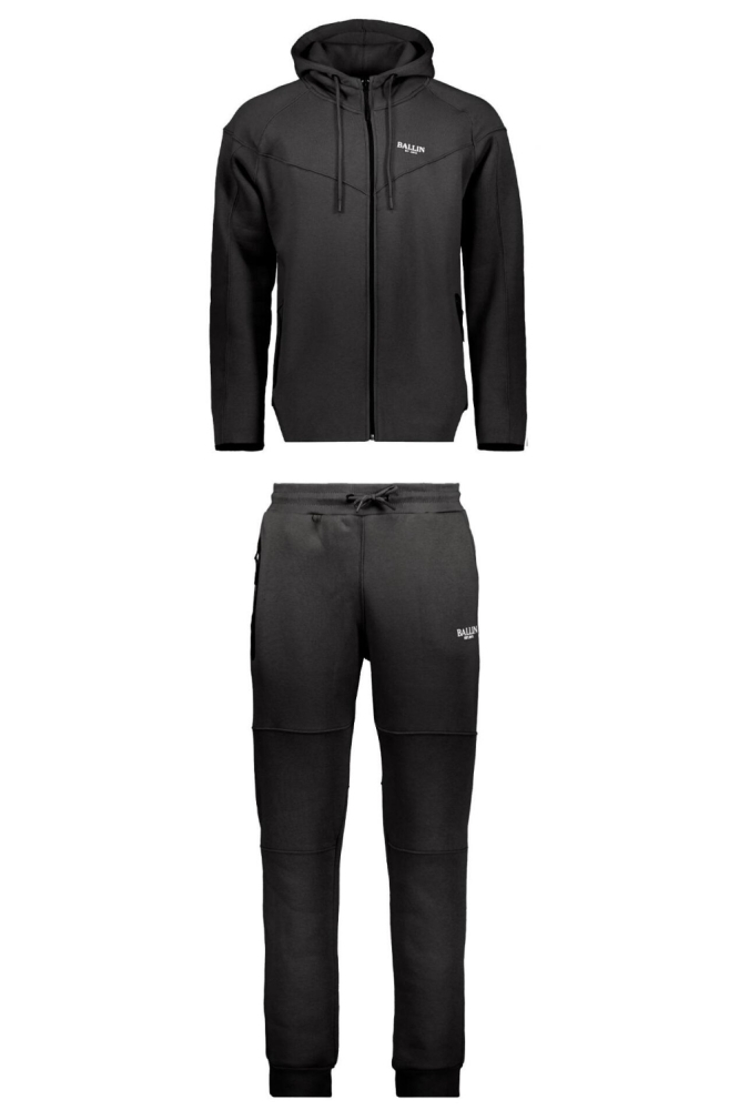 Ballin zwarte heren sweater | Vooraanzicht