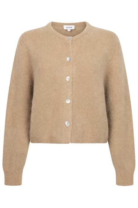 Aaiko camel dames vest | Vooraanzicht