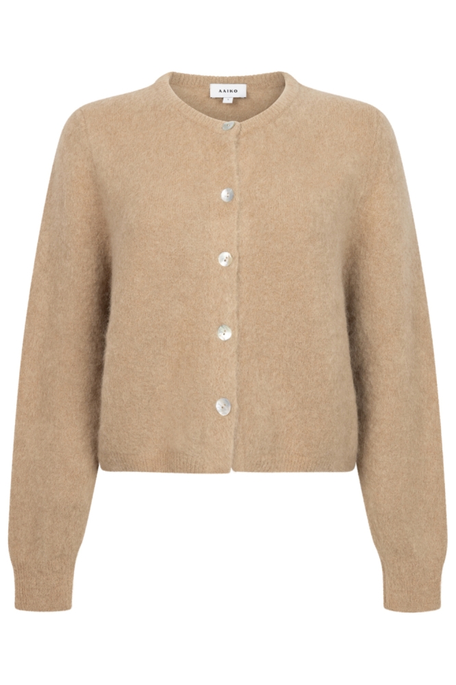 Aaiko camel dames vest | Vooraanzicht