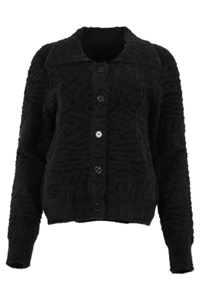 Maicazz zwarte dames vest | Vooraanzicht