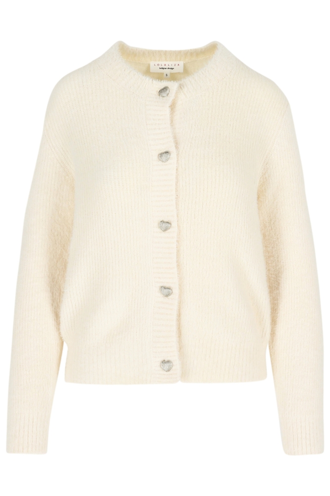 LolaLiza beige dames vest | Vooraanzicht