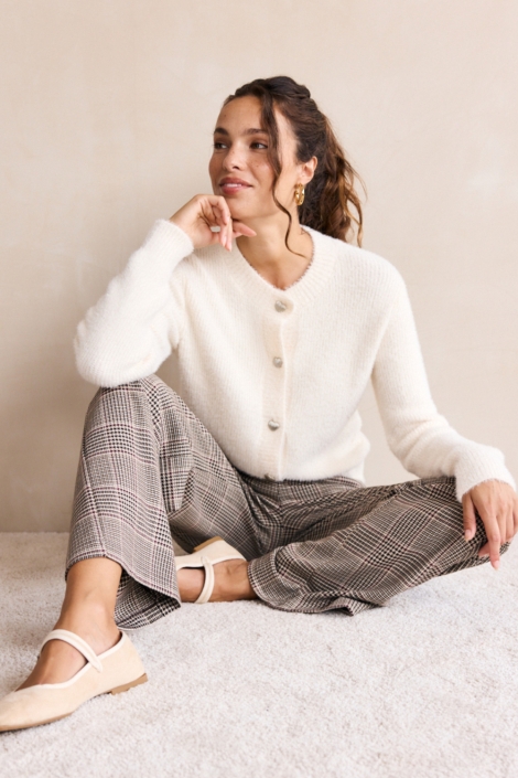 LolaLiza beige dames vest | Model