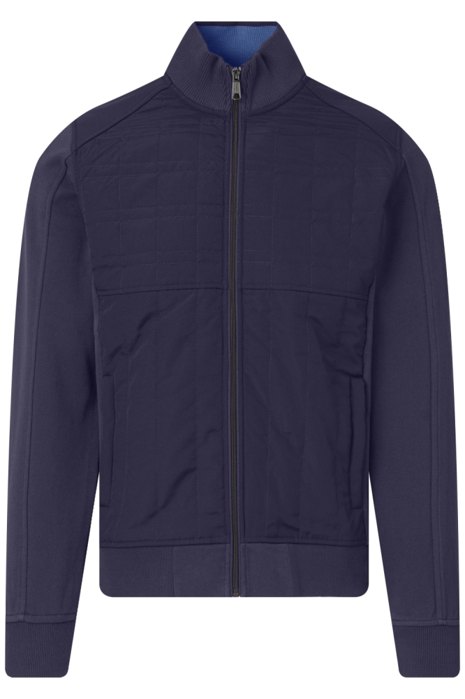 Campbell blauwe heren vest | Vooraanzicht