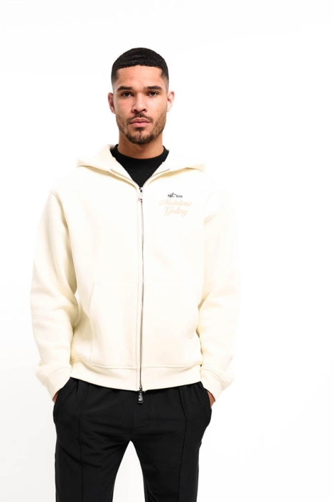 Malelions beige heren vest | Model vooraanzicht