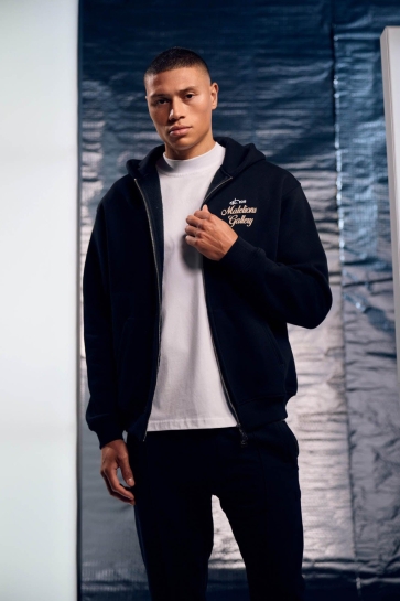 Malelions Vest GALLERY ZIP HOODIE MM2 AW25 33 BLACK